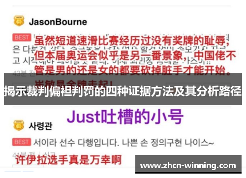 揭示裁判偏袒判罚的四种证据方法及其分析路径